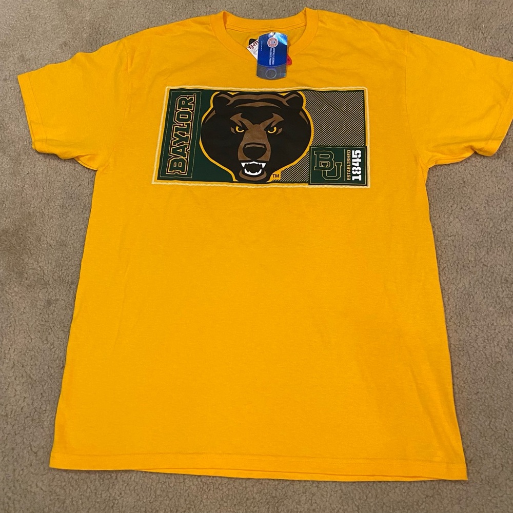 Yellow Baylor Bears Men’s Size Large NWT